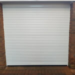image of a white garage door
