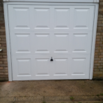 image of a white garage door